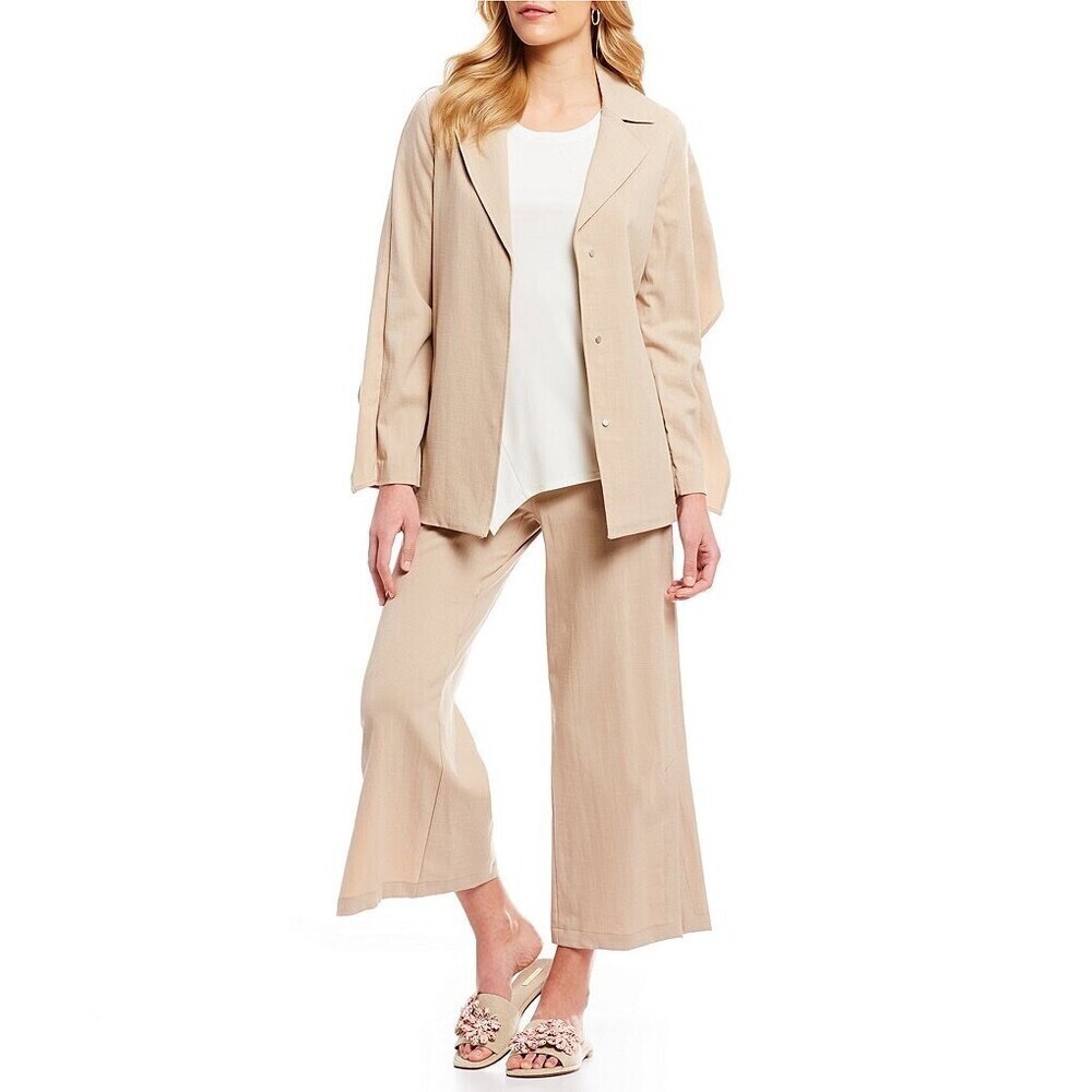 H Halston Women's Soft Light Trench Jacket Coat Size XS $243
